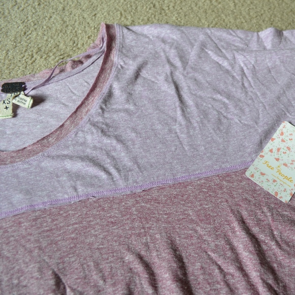 FREE PEOPLE Colorblock Tee - Picture 4 of 5